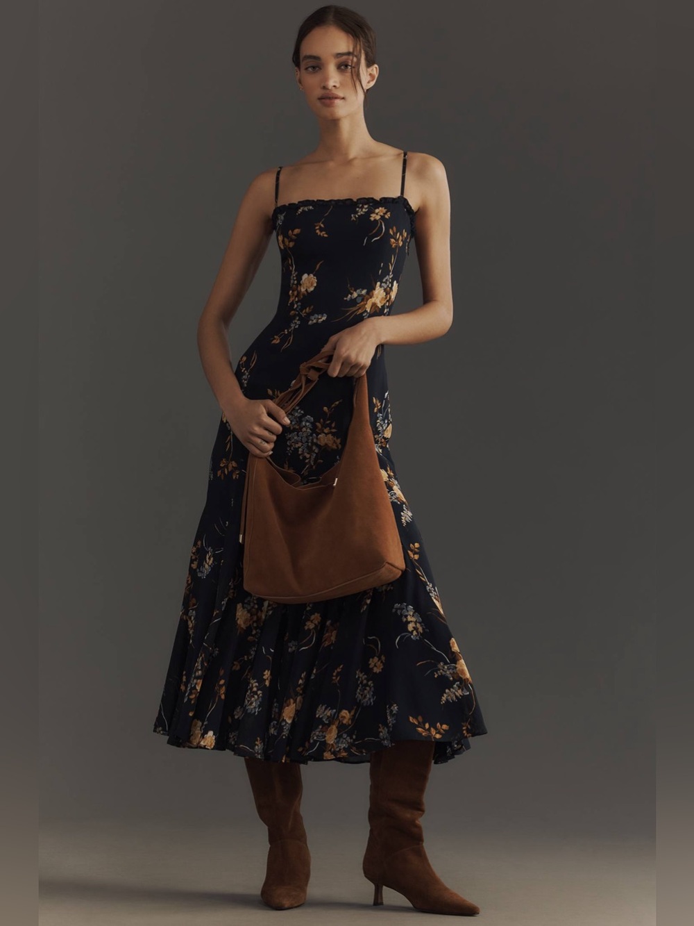 NEW REFORMATION Lilibet Dress in Navy Size 2